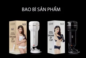 Âm đạo giả MX Dream Of Cup silicon mềm mịn có rung tiếng
